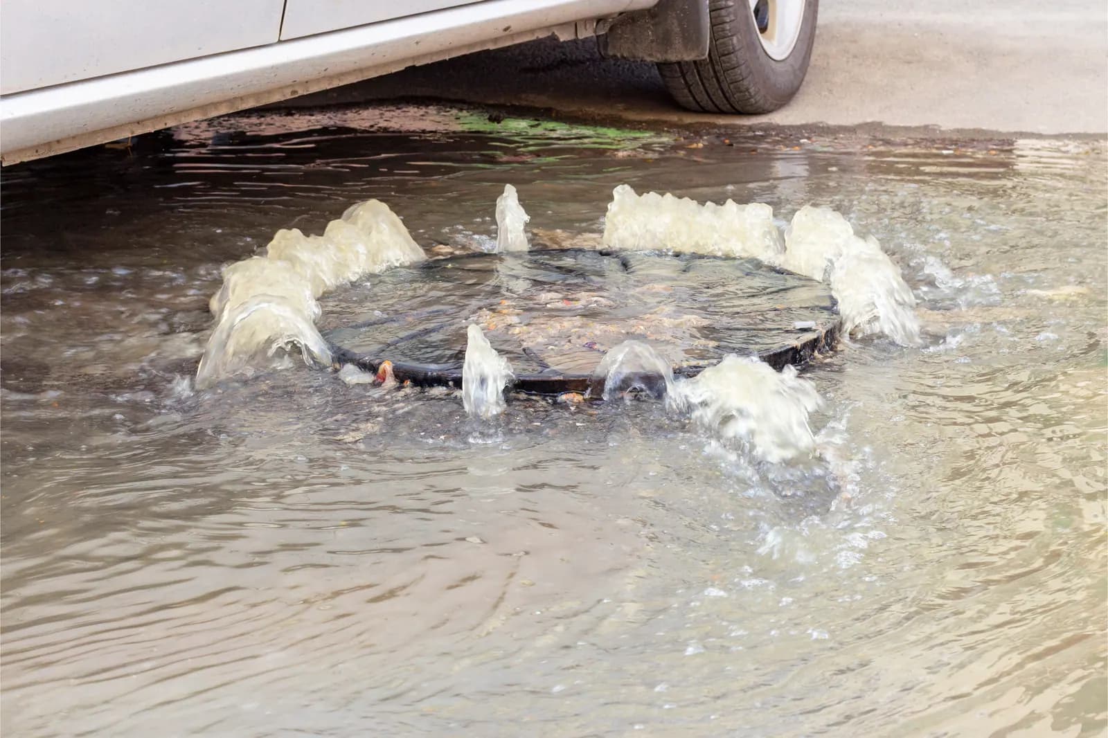 Illustrative drainage and pipeline cleaning context