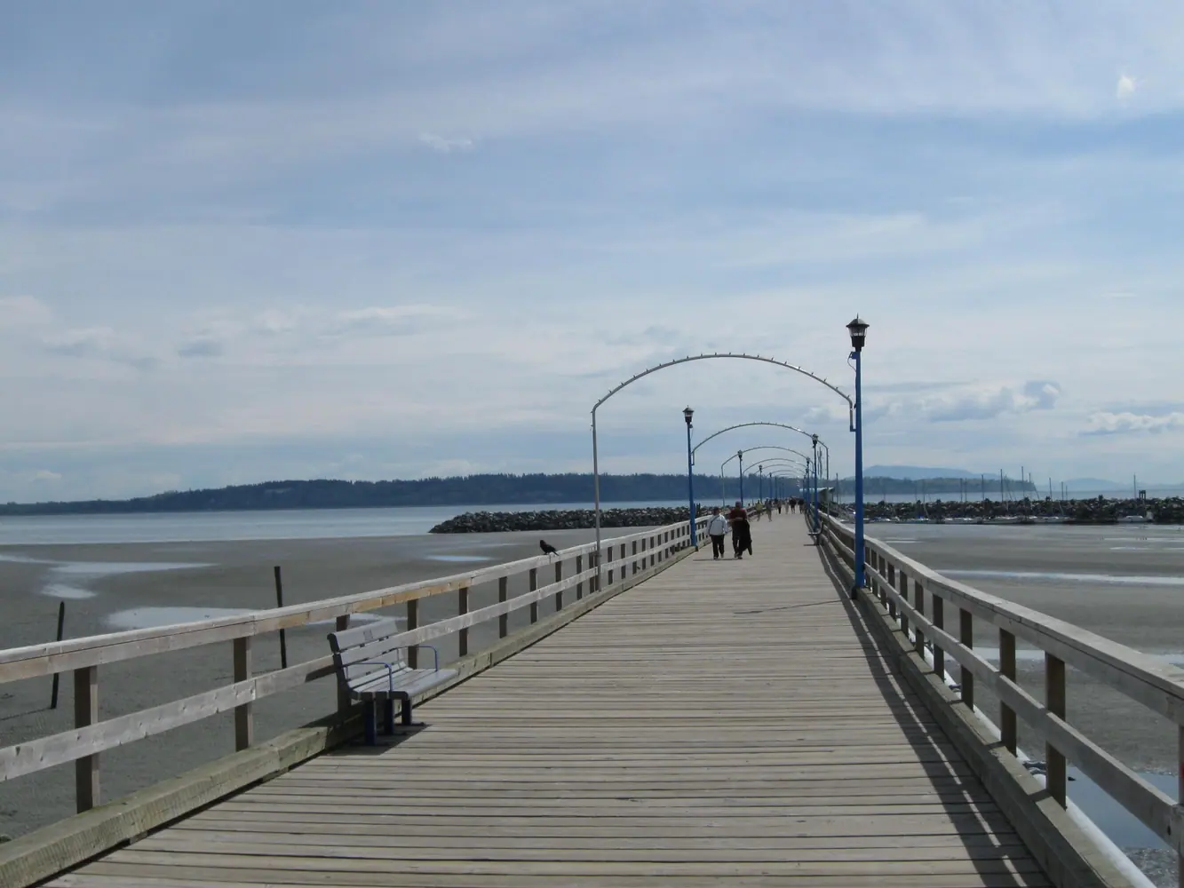 View of White Rock and its surrounding area in British Columbia